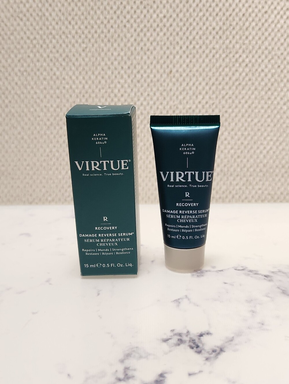 Virtue Recovery Damage Reverse Serum Mini Travel Size  .5 oz